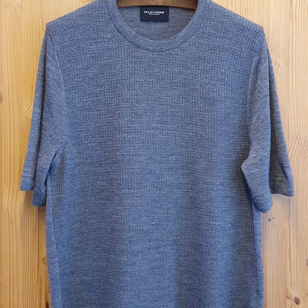 90.솔리드옴므 캐시미어 니트