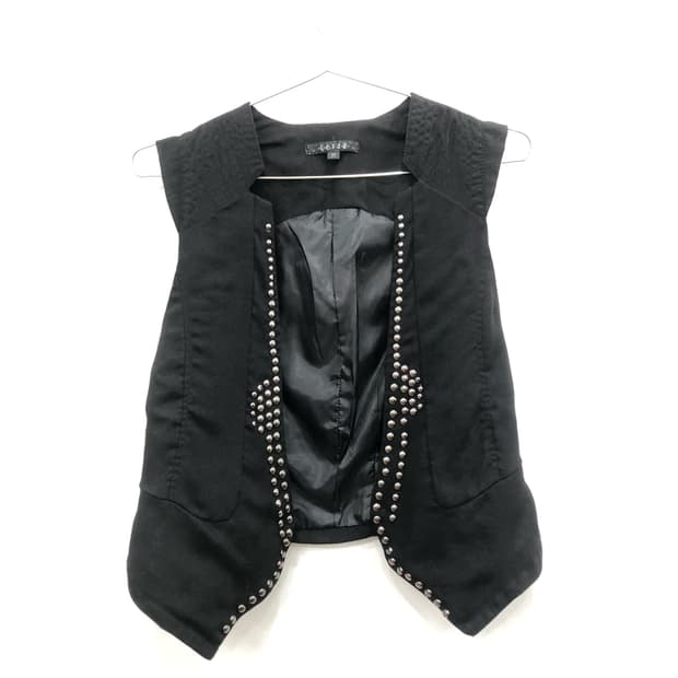 LETZZ studded punk vest 