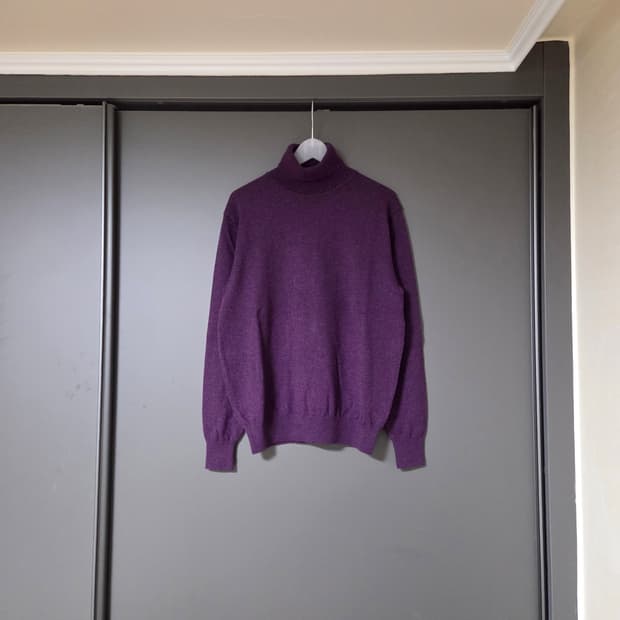 [M] 베르노 터틀넥 니트 퍼플 / verno 보라색