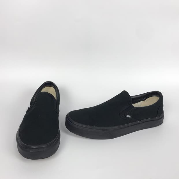 반스 블랙 슬립온 스니커즈 신발 여성250