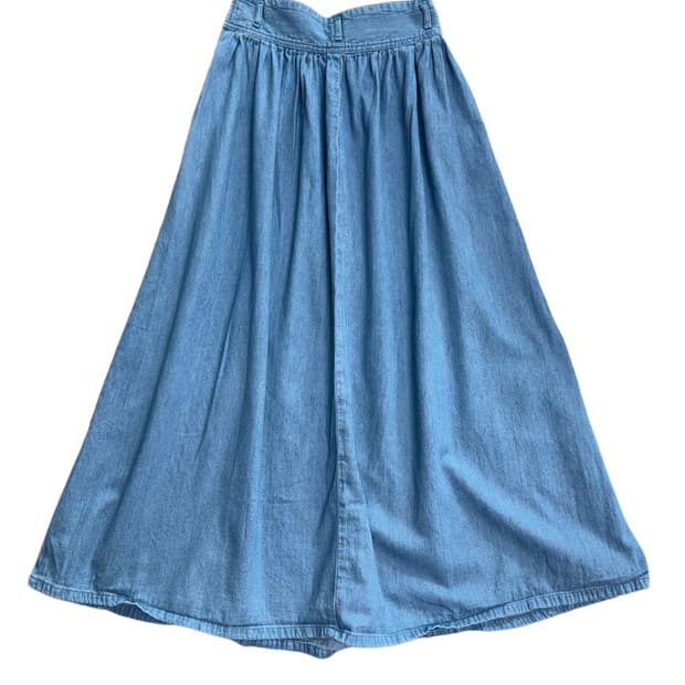GU 데님 롱 스커트 