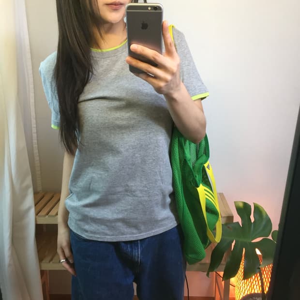 urban research layered style cotton tee