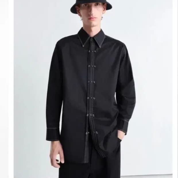 르메르 메탈셔츠 s