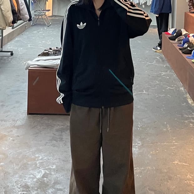 아디다스 파이어버드 블랙 트랙탑 져지 H1260