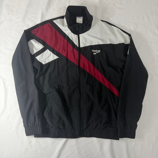 리복 트랙자켓 벡터 바람막이 