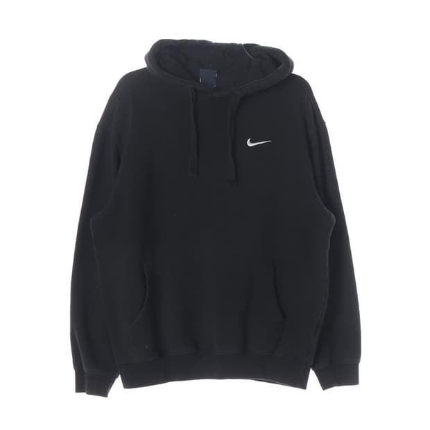 나이키 미니 자수 스우시 후드티 블랙 L