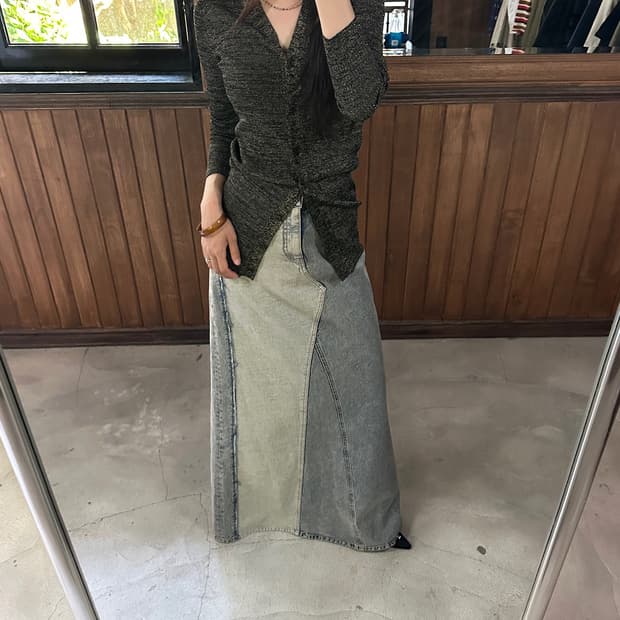MM6 MAISON MARGIELA denim skirt