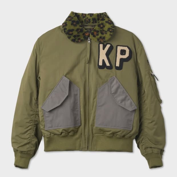 겐조 박시 플라이트 봄버 자켓