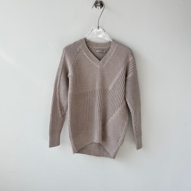 올세인츠 브이넥 스웨터