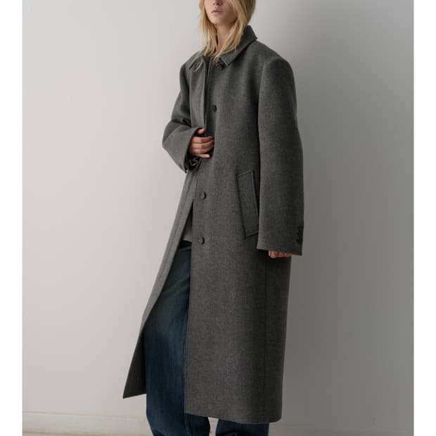 쿨거 에눌 파사드패턴 캐시미어 맥 코트