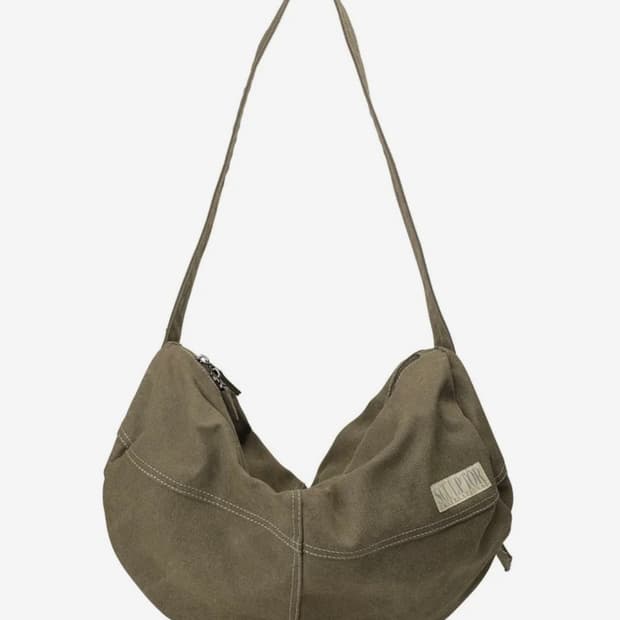 스컬프터 가방 Vintage Canvas Duffel Bag Khaki