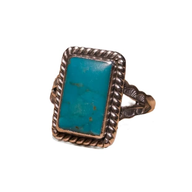 Southwestern Turquoise Silver Ring