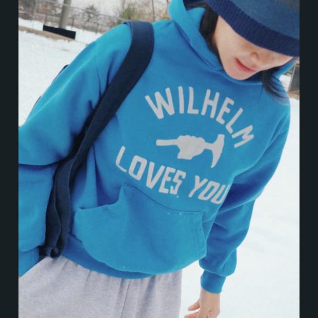 컬렉트피시스 WILHELM 후드 블루