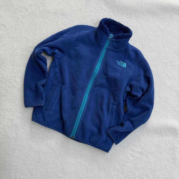 130 노스페이스 키즈 플리스 집업 0325T