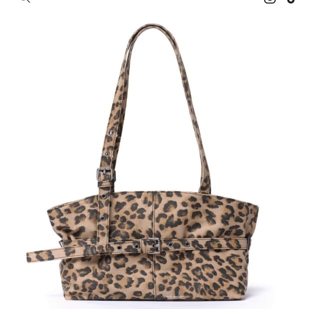 SAMO ONDOH 세이모 온도 르벨트백 호피 m사이즈