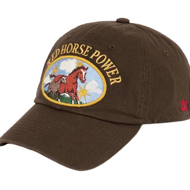 오픈와이와이 적토마 패치 볼캡 브라운