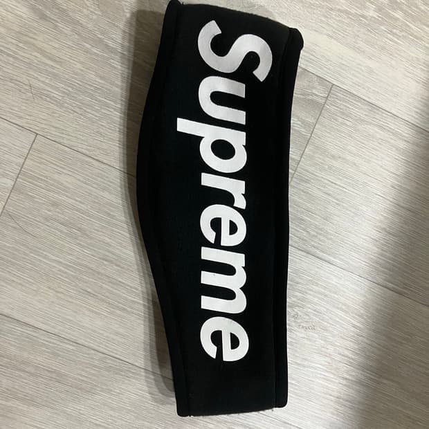 슈프림 플리스 헤드밴드