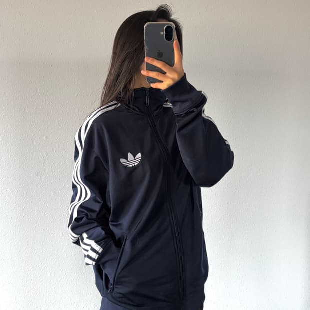 [L]아디다스 구형 파이어버드 네이비 트랙탑 져지