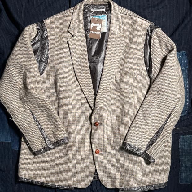 리빌드바이니들스 해리스트위드 커버드 자켓 XL