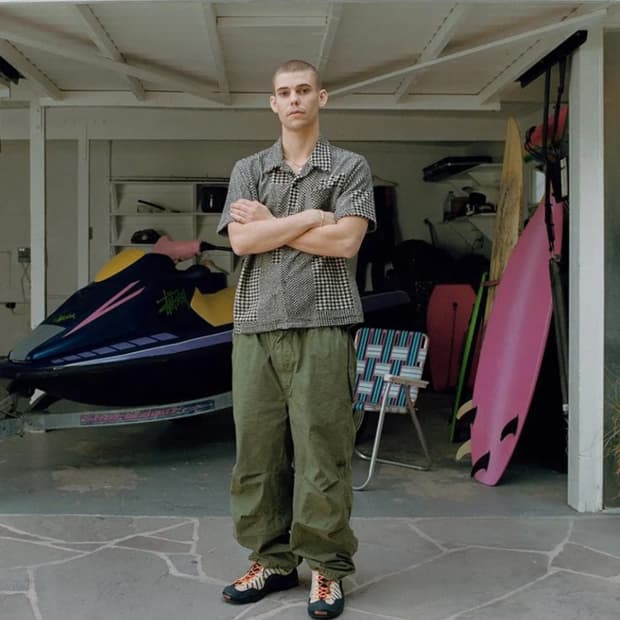 스투시 프린티드 나이코 오버 트라우저