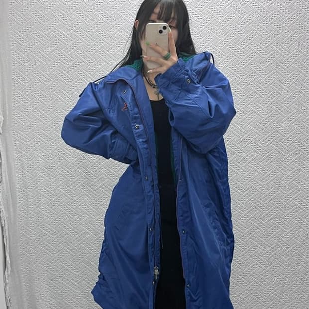 나이키 올드스쿨 키치 보헤미안 패턴 로고 돕바 패딩 100 C08928