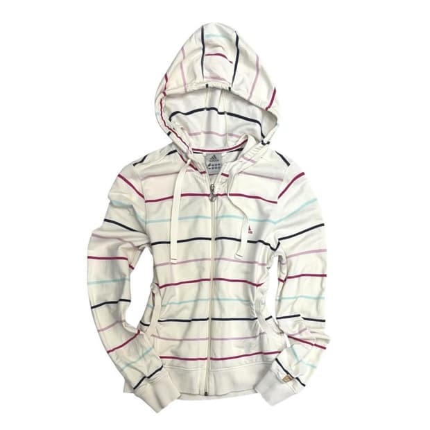 아디다스 스트라이프 후드집업