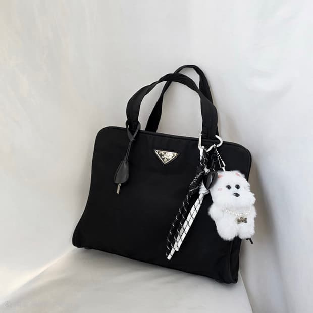 [정품 PRADA] 프라다 포코노 나일론 여성 토트백