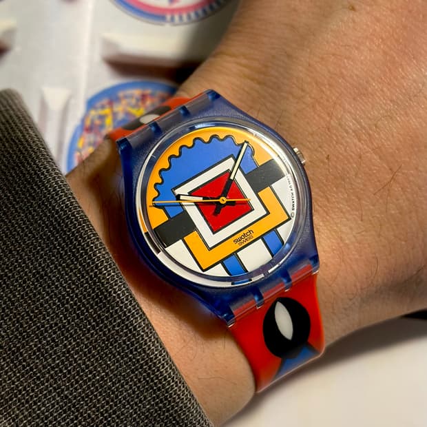 96년판) 빈티지 스와치 작가 콜라보 빠에야 paella