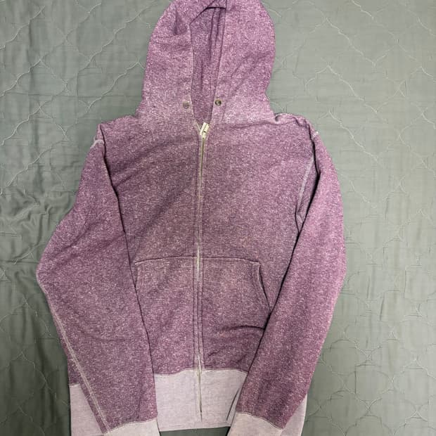 빈티지 고구마 눈꽃 후드집업