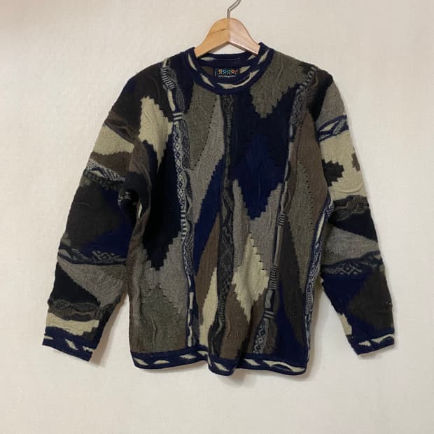 (M)COOGI 쿠지 케이블 니트