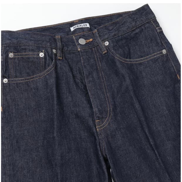 auralee 오라리 하드 트위스트 데님 5p(26)