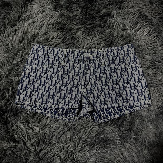 Hysteric Glamour 히스테릭 모노그램 데님 숏팬츠