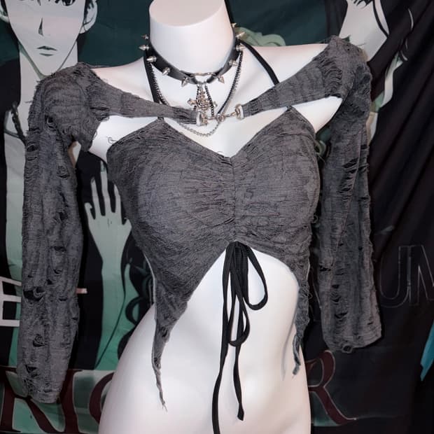 Gothic crop top
