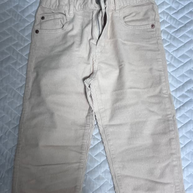 골덴베이지부츠컷바지