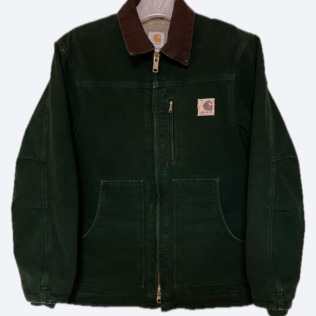 칼하트 샌드스톤 덕 자켓 다크그린 S 105