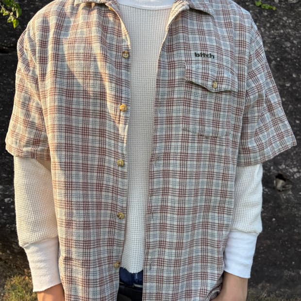 90s Bitch Skateboards Checkered Shirts