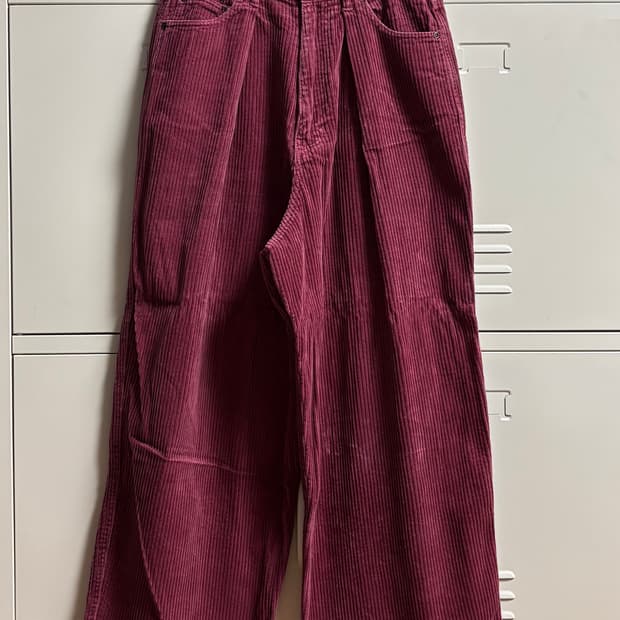 니코앤드 코듀로이 와이드 팬츠