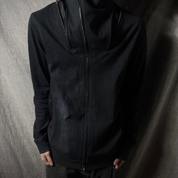 D.HYGEN Asymmetrical Zip Hoodie Jacket  