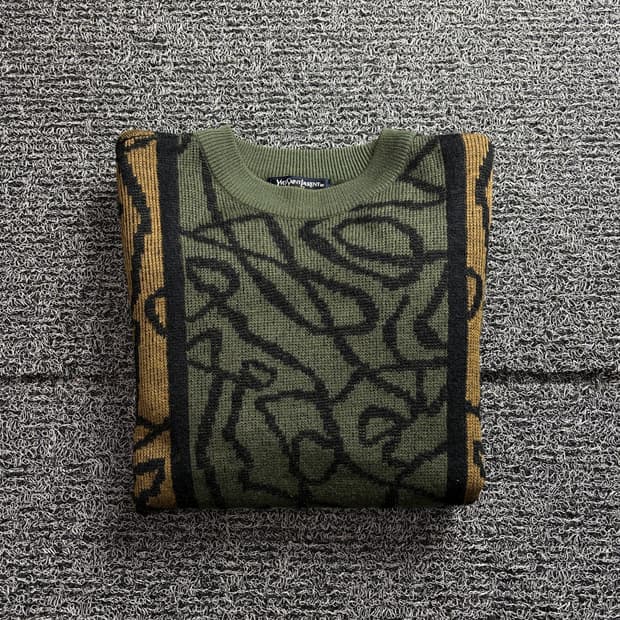 90s YSL 입생로랑 아카이브 패턴 니트 3275