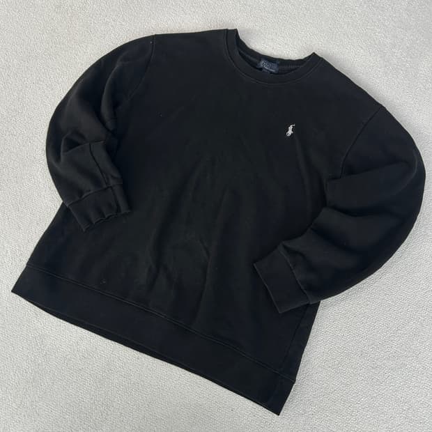 폴로 랄프로렌 블랙 맨투맨 95-100