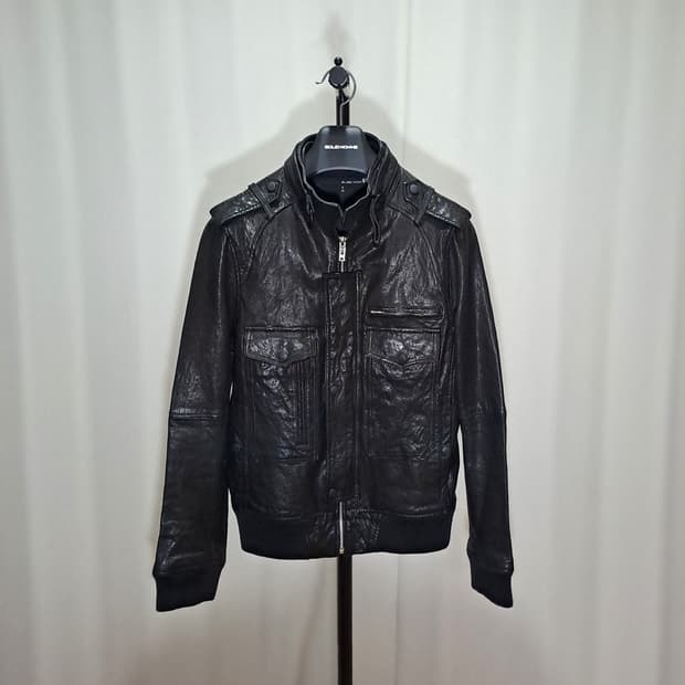 (택포) 엘록 램스킨 블루종 자켓 M B700