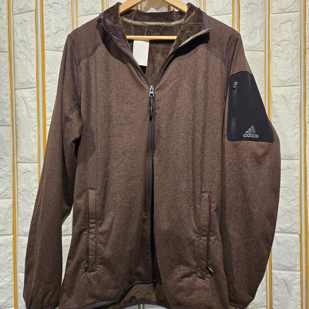 아디다스 기모 보아털 후드집업 100-105