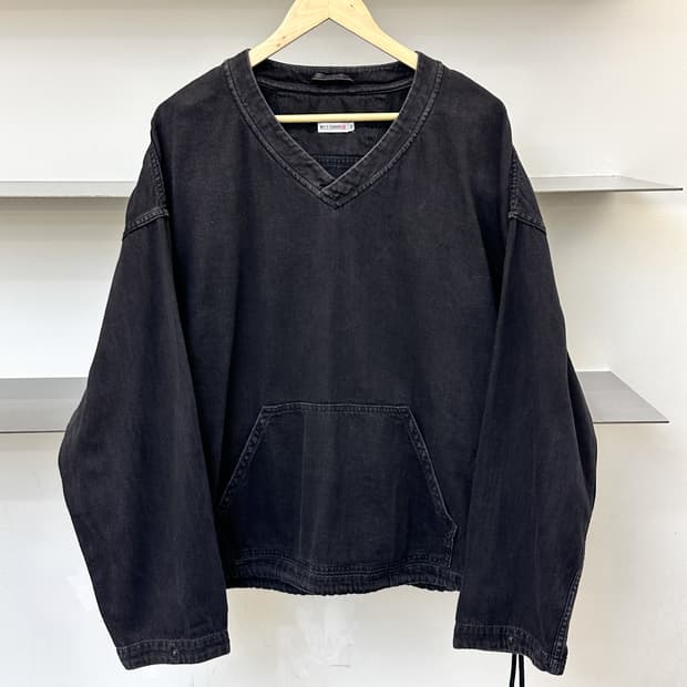 Willy Chavarria X Wism 풀오버 브이넥 코튼 탑