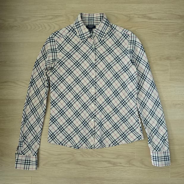 버버리 노바체크 여성 셔츠 M