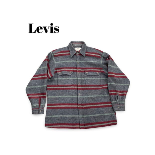 (100)리바이스플란넬스트라이프셔츠