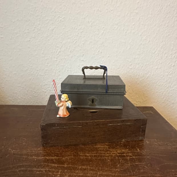 독일)빈티지 금속 수납함