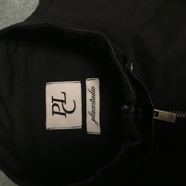 플레이스 스튜디오 블루종 집업 자켓