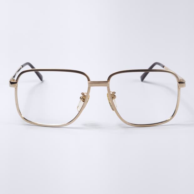 14K 도금 90년도 빈티지 금테 안경