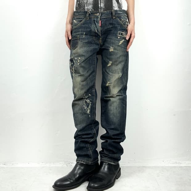 Dsquared2 2000s Archive Distressed Repai