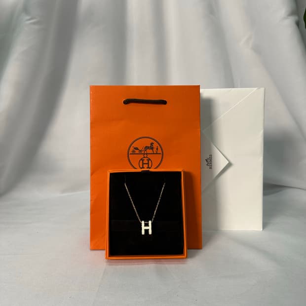 에르메스 팝아슈 화이트로즈골드 미니x